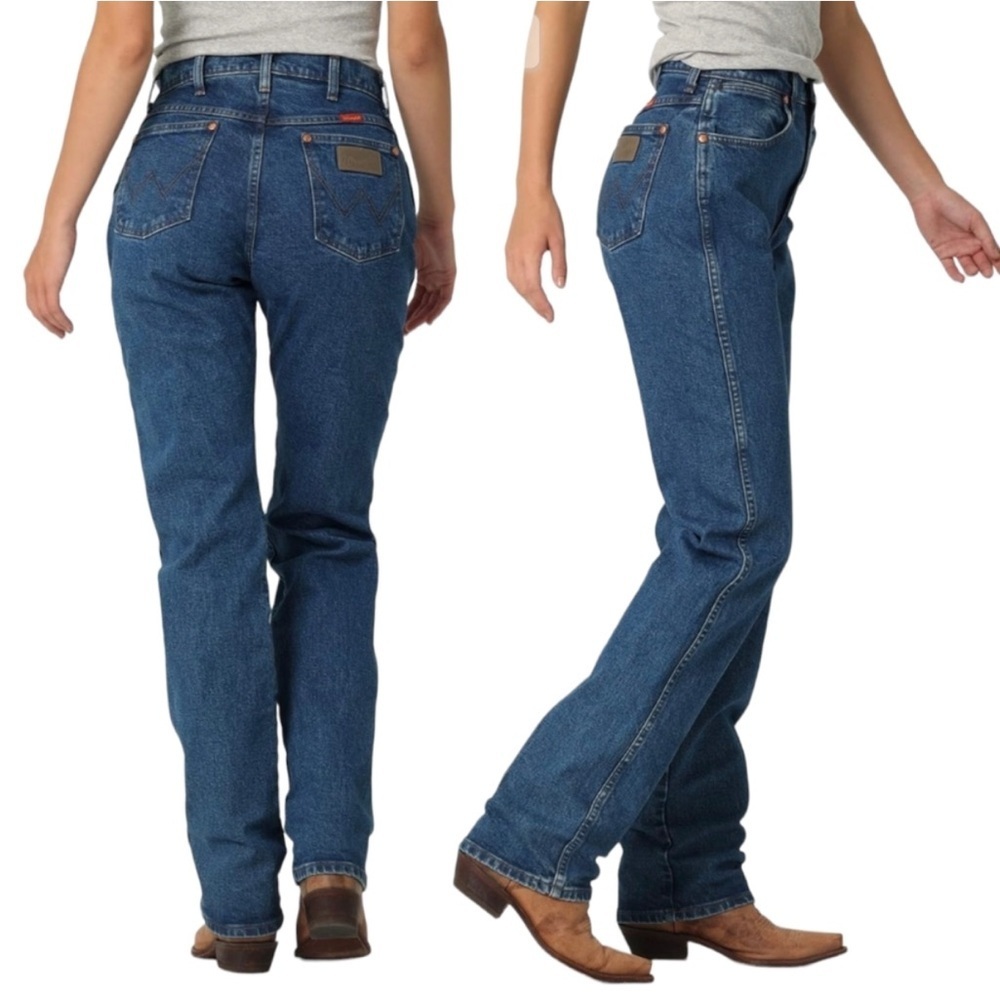 Vintage Wrangler’s Rigid Denim Cowboy Cut Riding Jeans 13MWZ Crease